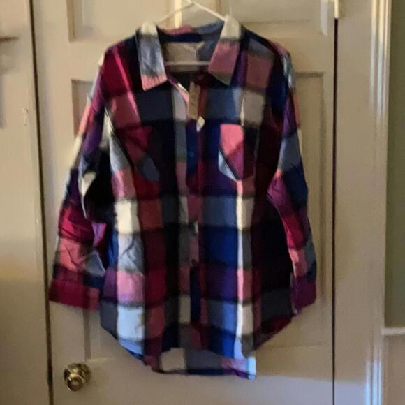 Terra & Sky Tops - Terra Sky button down shirt, size 2X